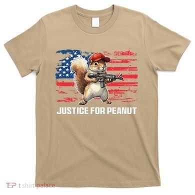 Justice For Peanut The Squirrel Peanut Squirrel Pnut T-Shirt