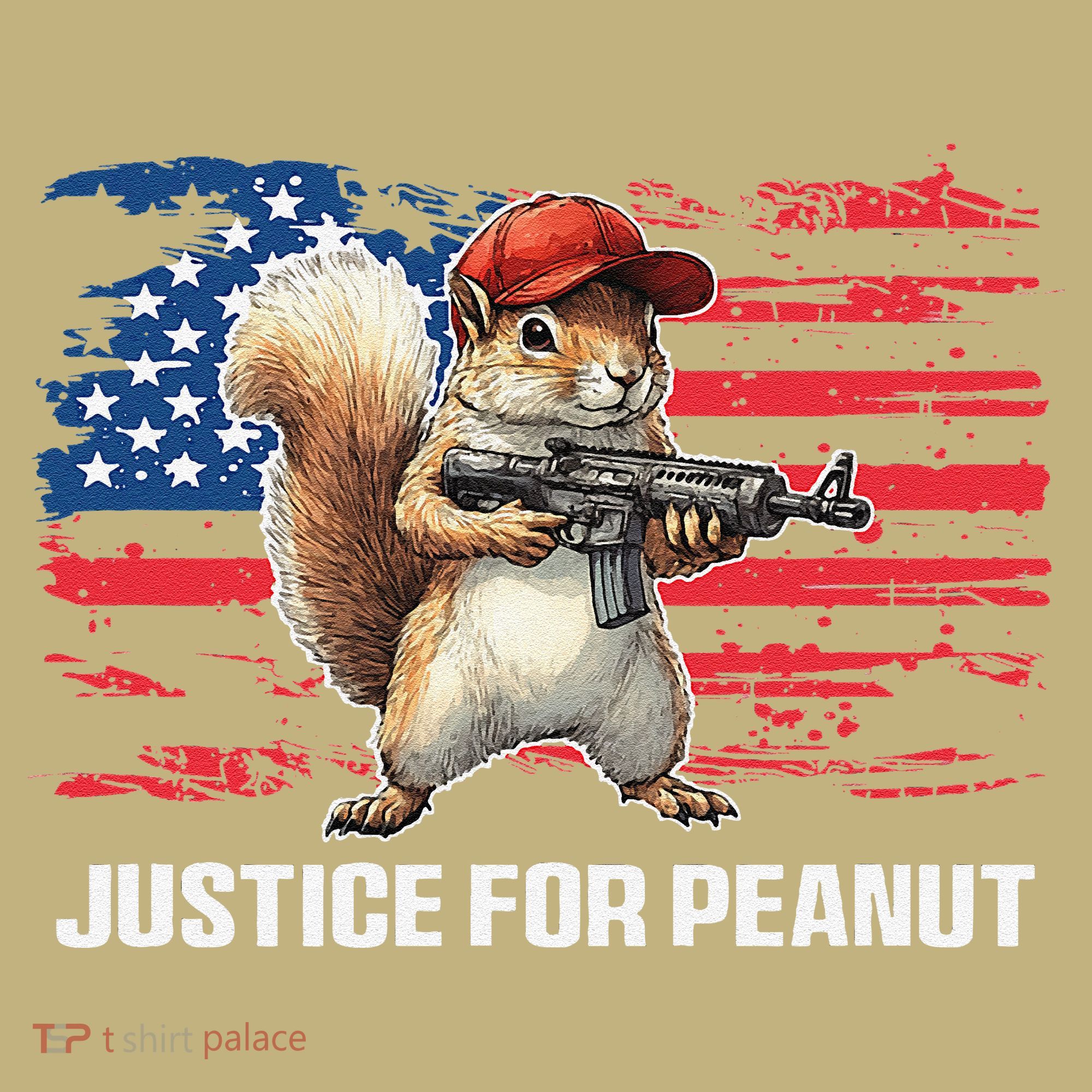 Justice For Peanut The Squirrel Peanut Squirrel Pnut Kids T-Shirt