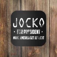 Jocko For President Make America Get After It Black Coaster thumb 0