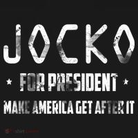Jocko For President Make America Get After It Black Baby Bodysuit thumb 2