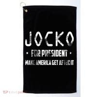 Jocko For President Make America Get After It Black Golf Towel thumb 0