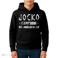 Jocko For President Make America Get After It Black Kids Hoodie thumb 4