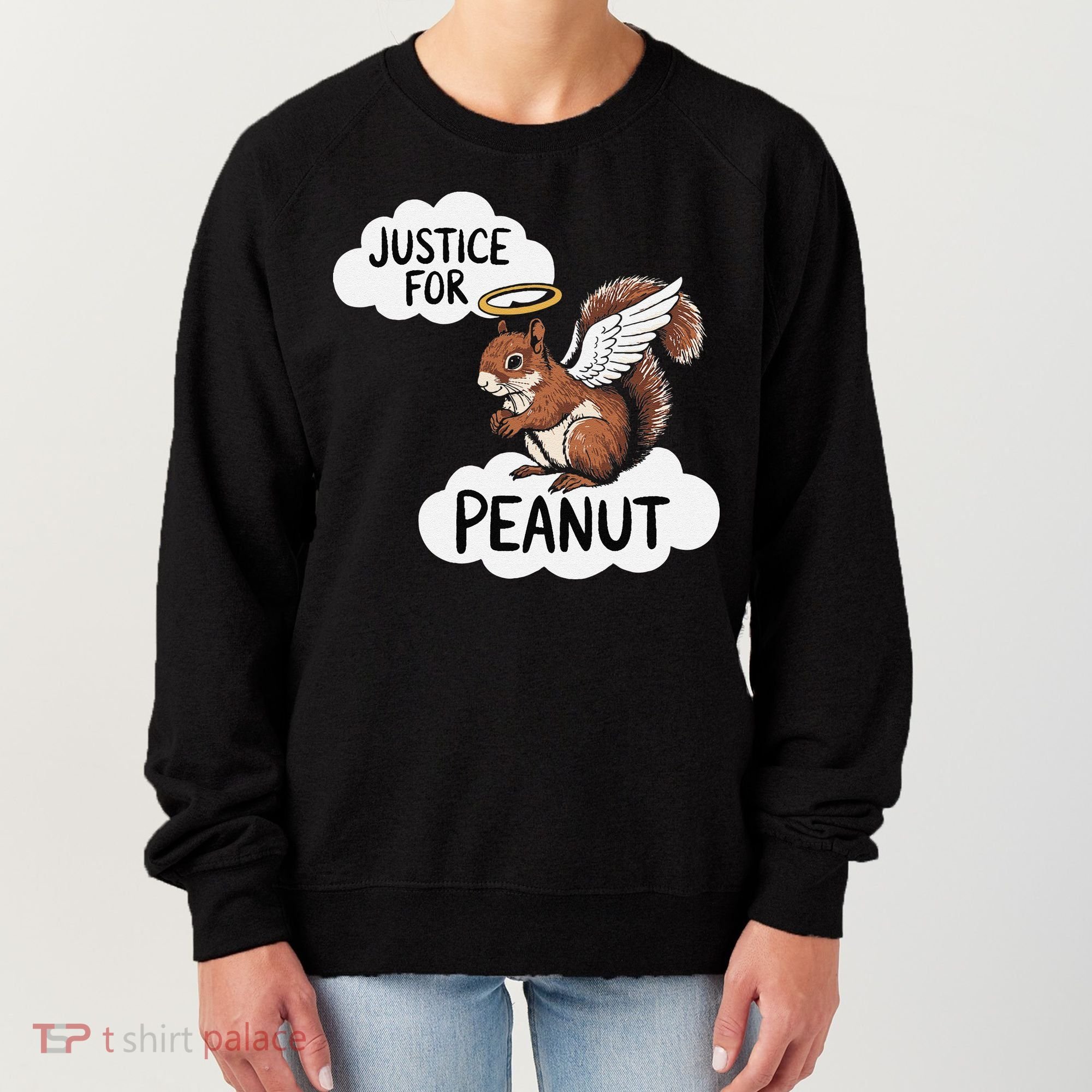 Justice For Peanut The Squirrel Women's Sweatshirt