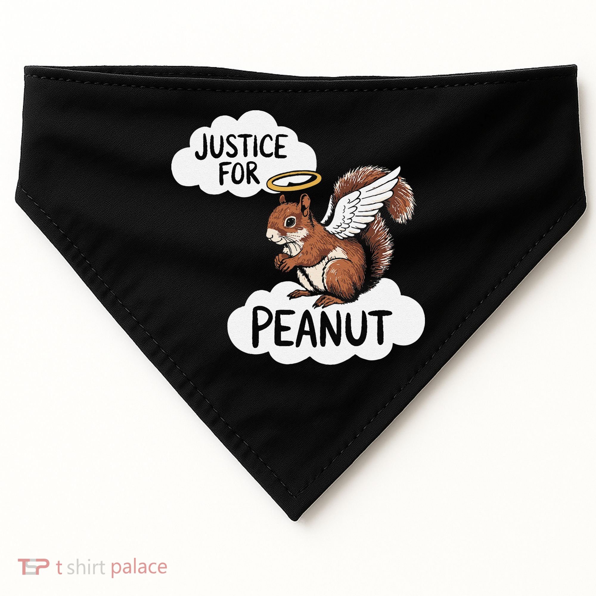 Justice For Peanut The Squirrel USA-Made Doggie Bandana