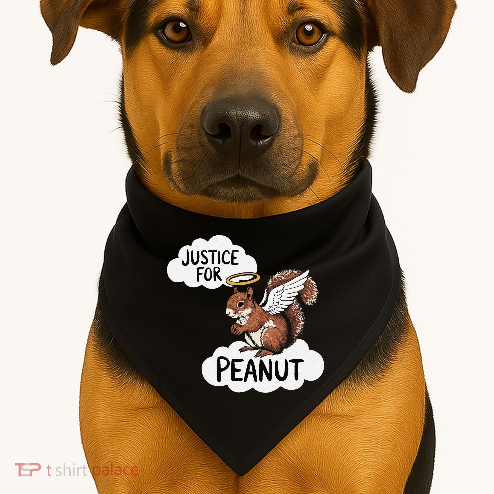 Justice For Peanut The Squirrel USA-Made Doggie Bandana