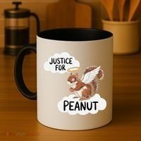 Justice For Peanut The Squirrel Coffee Mug thumb 4