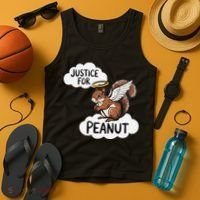 Justice For Peanut The Squirrel Tank Top thumb 4