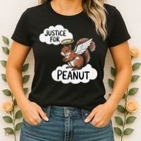 Justice For Peanut The Squirrel Women's T-Shirt thumb 2