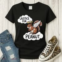Justice For Peanut The Squirrel Women's T-Shirt thumb 3