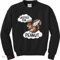 Justice For Peanut The Squirrel Kids Sweatshirt thumb 0