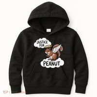 Justice For Peanut The Squirrel Kids Hoodie thumb 0