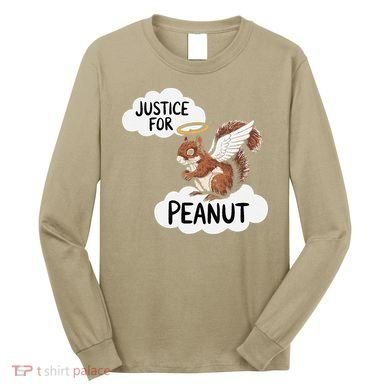 Justice For Peanut The Squirrel Long Sleeve Shirt