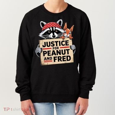 Justice For Peanut And Fred Animal Rights Protest Women's Sweatshirt
