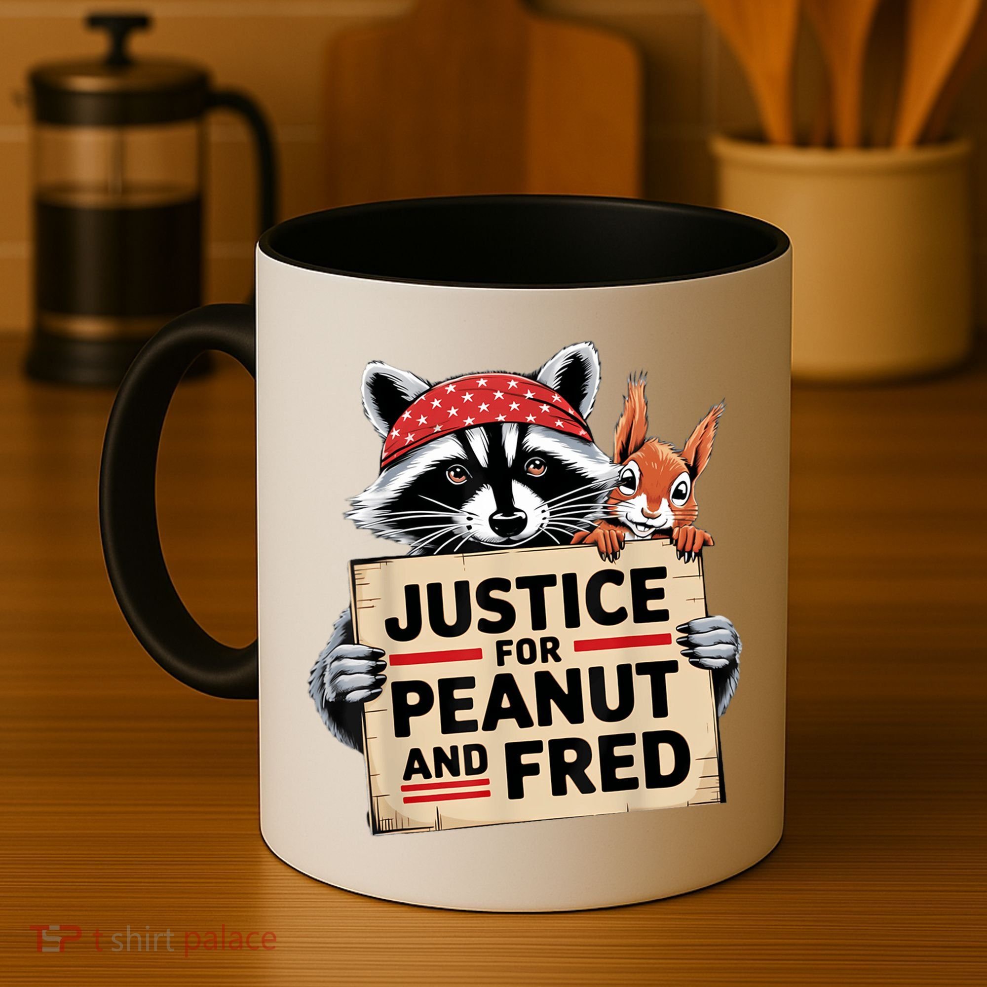 Justice For Peanut And Fred Animal Rights Protest Coffee Mug