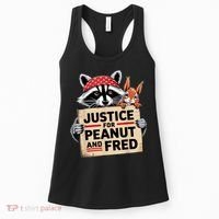 Justice For Peanut And Fred Animal Rights Protest Women's Tank Top thumb 0