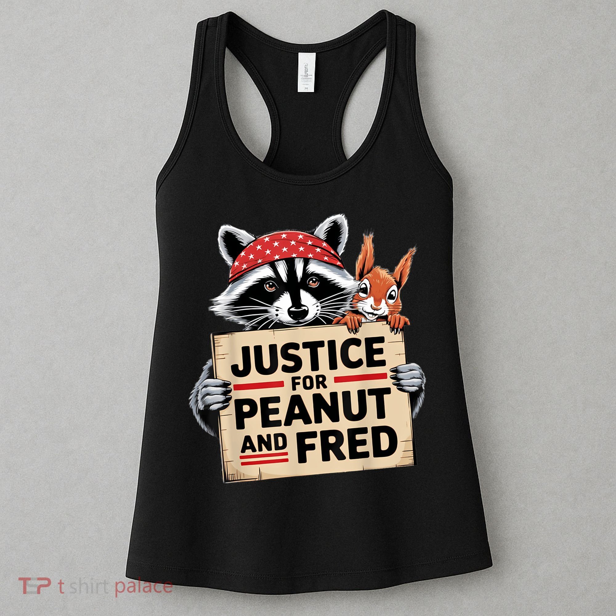 Justice For Peanut And Fred Animal Rights Protest Women's Tank Top