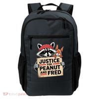 Justice For Peanut And Fred Animal Rights Protest Backpack thumb 0