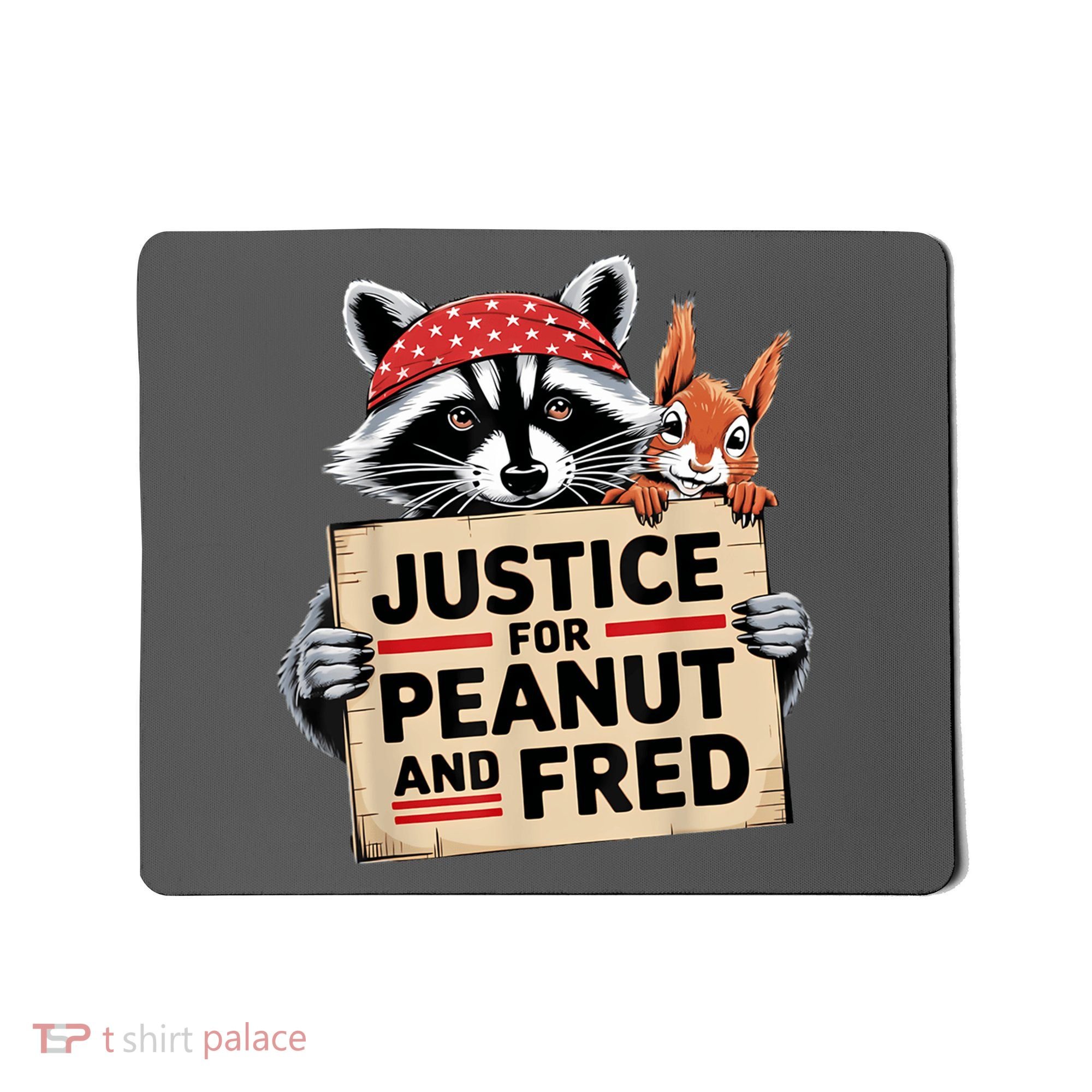 Justice For Peanut And Fred Animal Rights Protest Mousepad