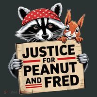 Justice For Peanut And Fred Animal Rights Protest Mousepad thumb 1