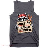 Justice For Peanut And Fred Animal Rights Protest Tank Top thumb 0