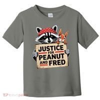 Justice For Peanut And Fred Animal Rights Protest Toddler T-Shirt thumb 0