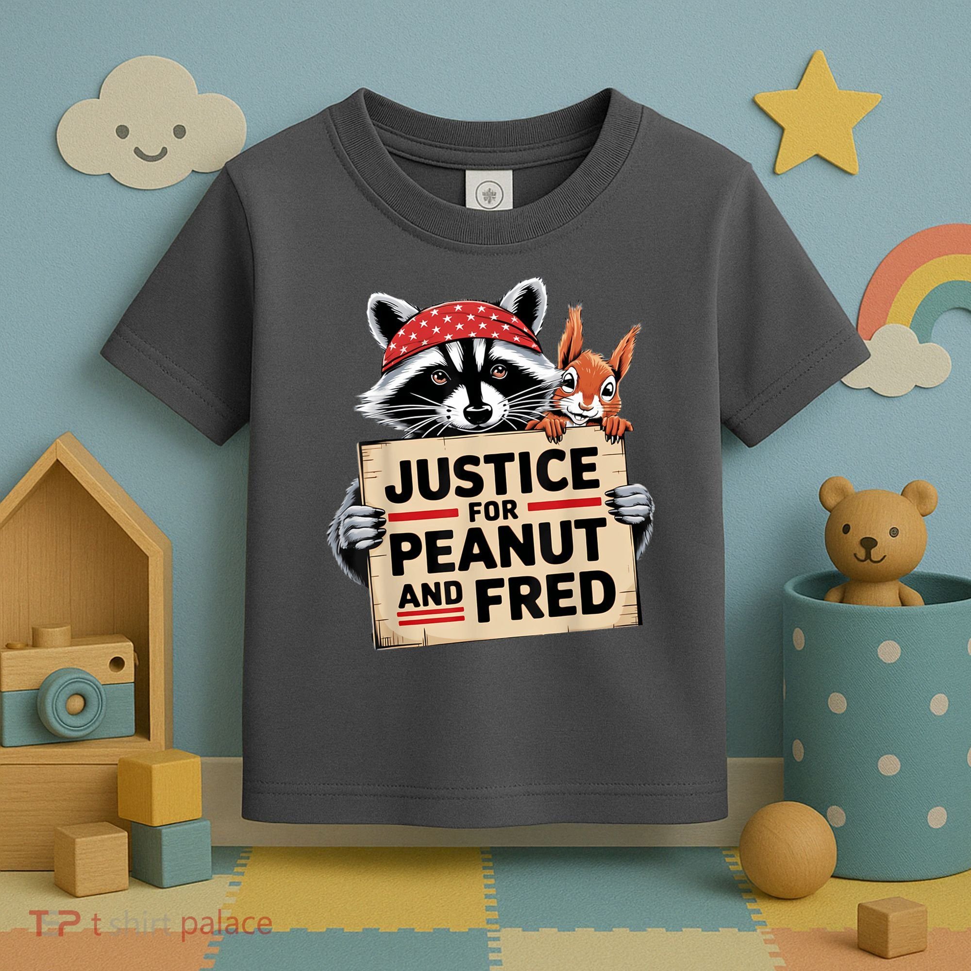 Justice For Peanut And Fred Animal Rights Protest Toddler T-Shirt