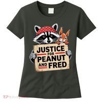 Justice For Peanut And Fred Animal Rights Protest Women's T-Shirt thumb 0