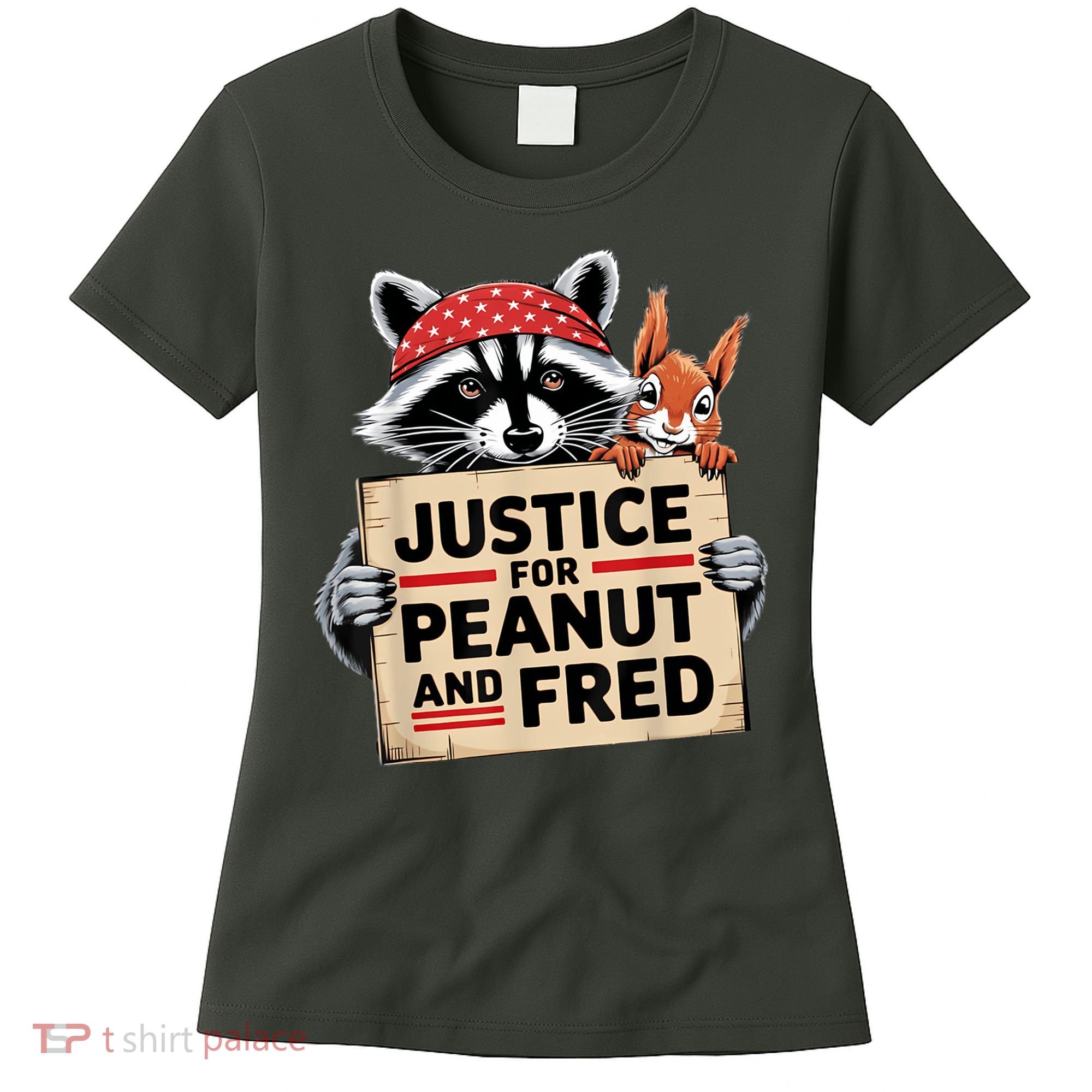 Justice For Peanut And Fred Animal Rights Protest Women's T-Shirt