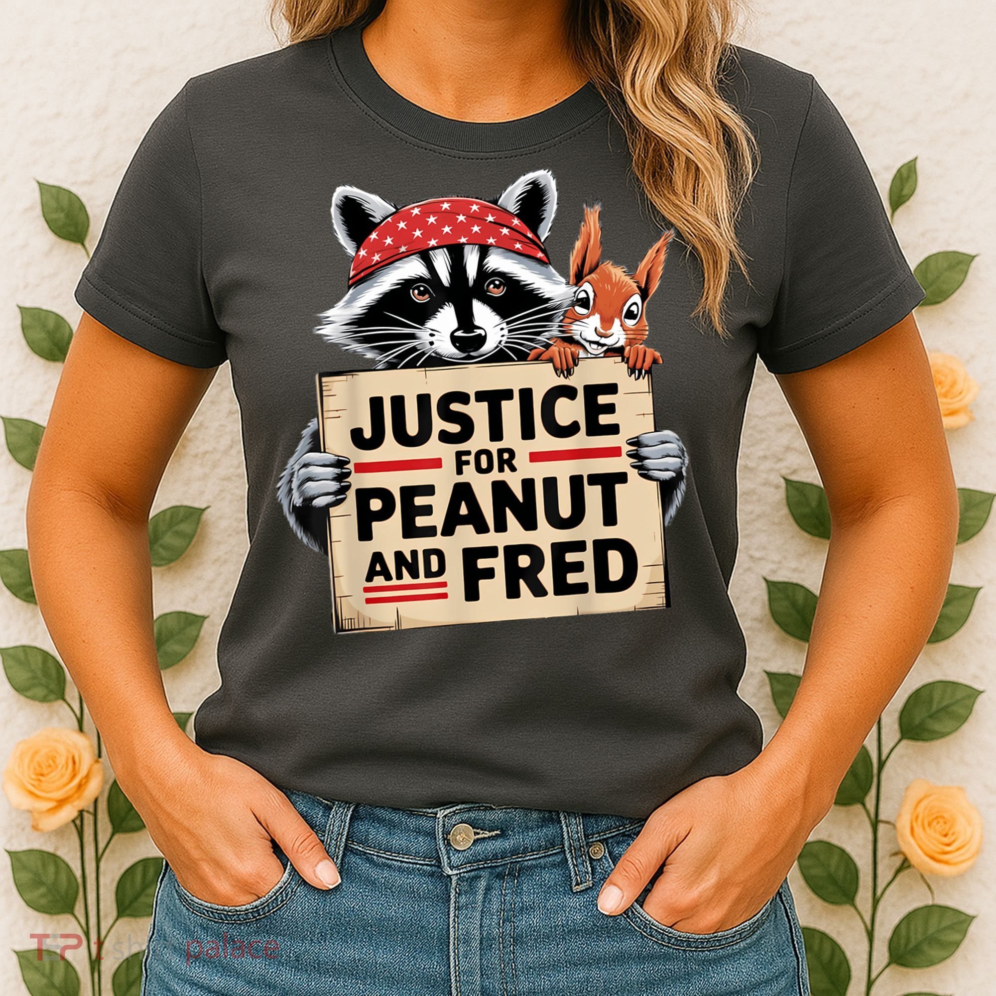 Justice For Peanut And Fred Animal Rights Protest Women's T-Shirt