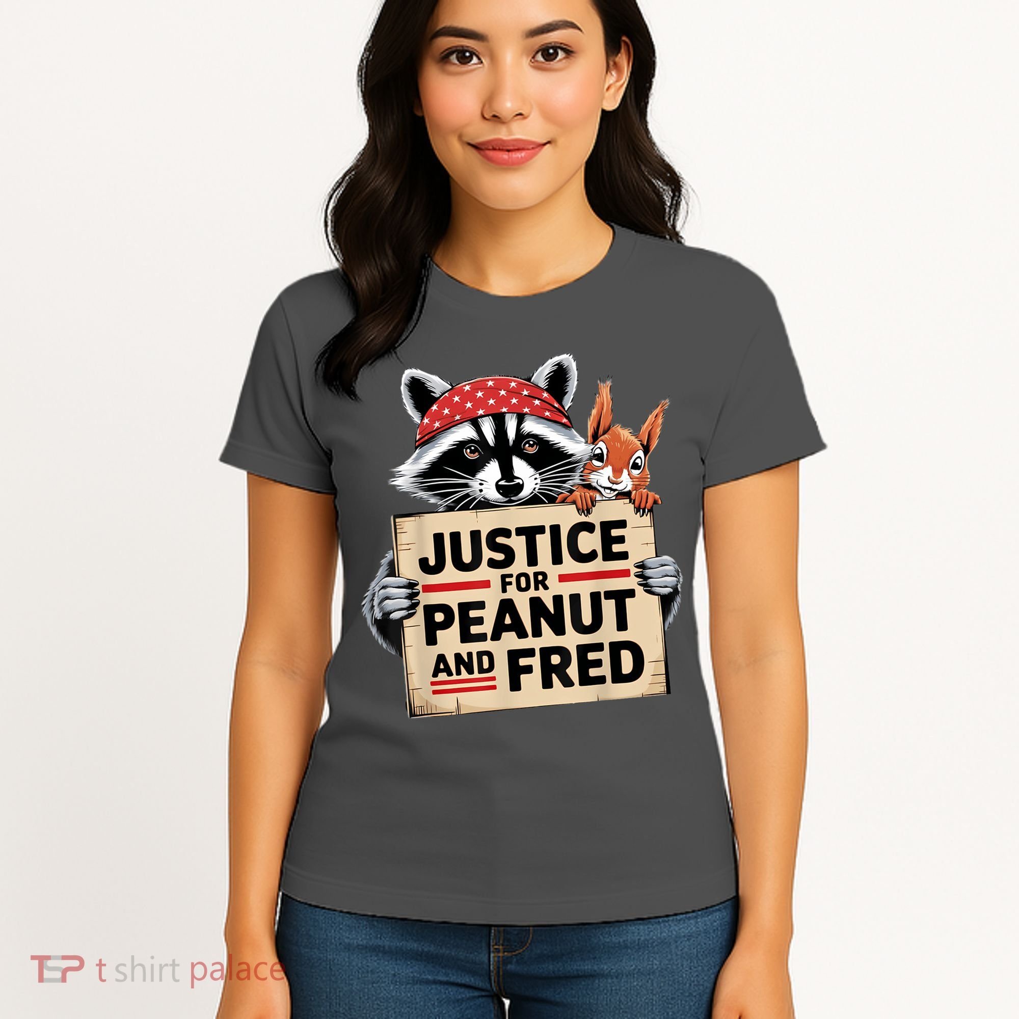 Justice For Peanut And Fred Animal Rights Protest Women's T-Shirt