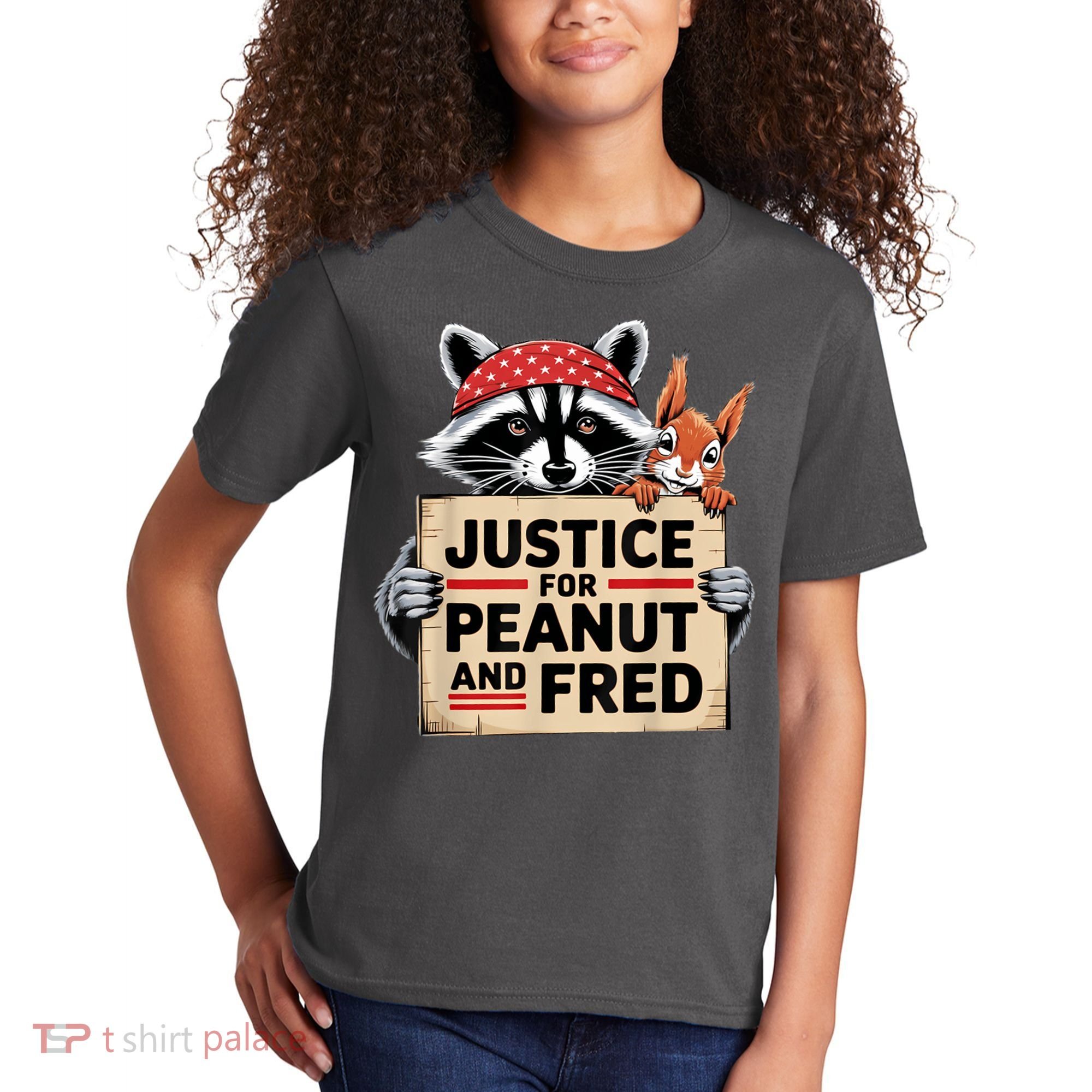 Justice For Peanut And Fred Animal Rights Protest Kids T-Shirt