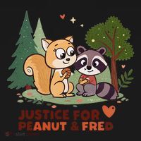 Justice For Peanut The Squirrel And Fred The Raccon Bucket Hat thumb 4