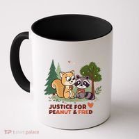 Justice For Peanut The Squirrel And Fred The Raccon Coffee Mug thumb 0
