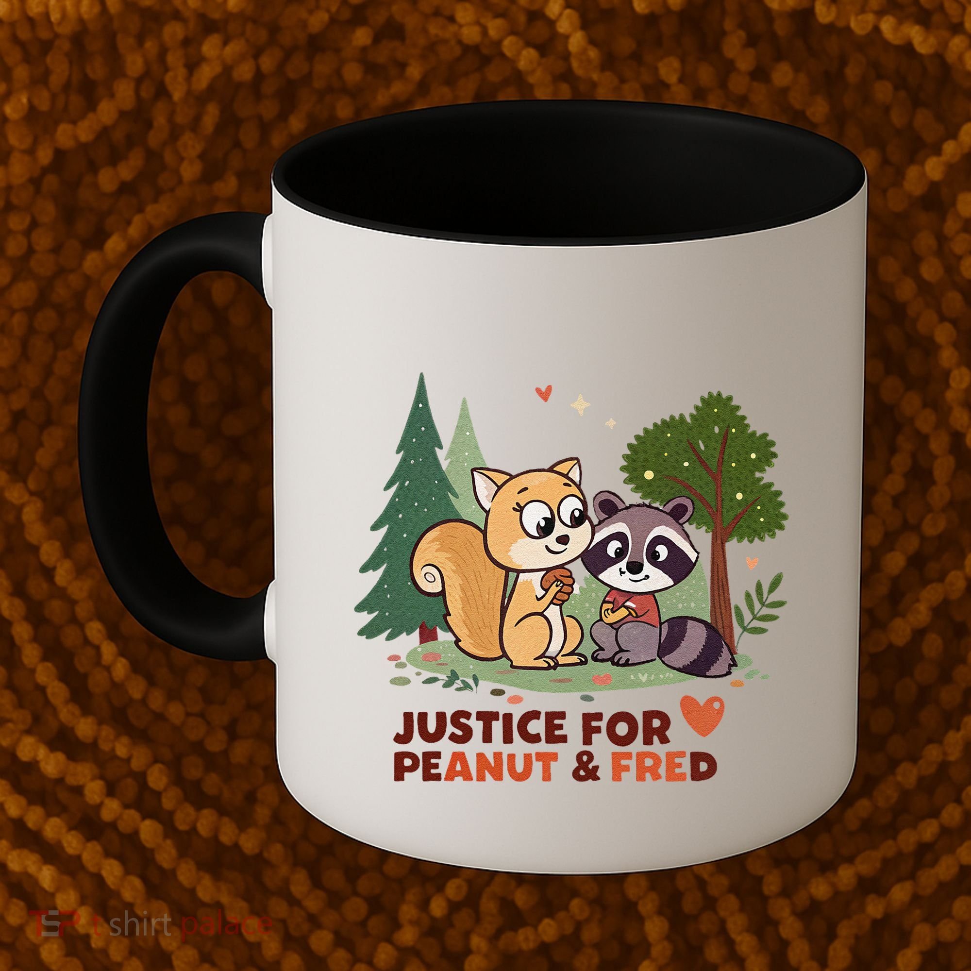 Justice For Peanut The Squirrel And Fred The Raccon Coffee Mug