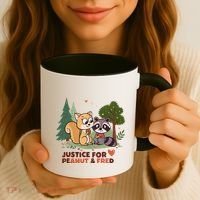 Justice For Peanut The Squirrel And Fred The Raccon Coffee Mug thumb 3