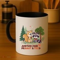 Justice For Peanut The Squirrel And Fred The Raccon Coffee Mug thumb 4