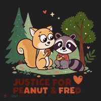 Justice For Peanut The Squirrel And Fred The Raccon Beanie thumb 2