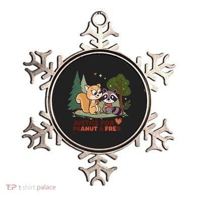 Justice For Peanut The Squirrel And Fred The Raccon Ornament