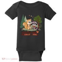 Justice For Peanut The Squirrel And Fred The Raccon Baby Bodysuit thumb 0