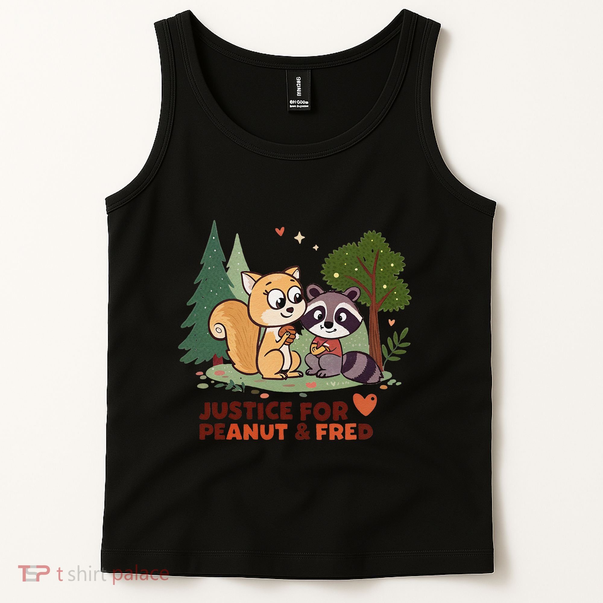 Justice For Peanut The Squirrel And Fred The Raccon Tank Top