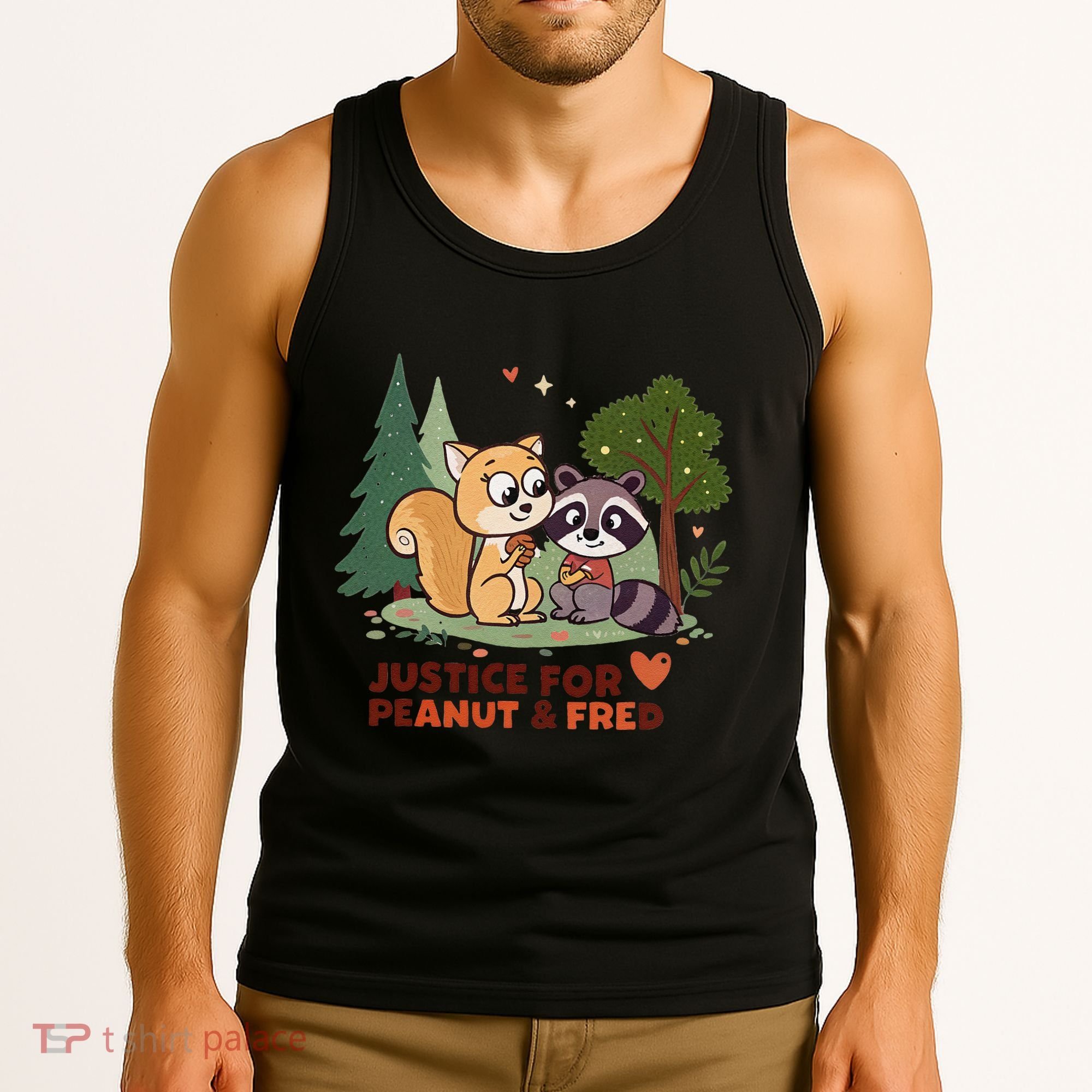 Justice For Peanut The Squirrel And Fred The Raccon Tank Top