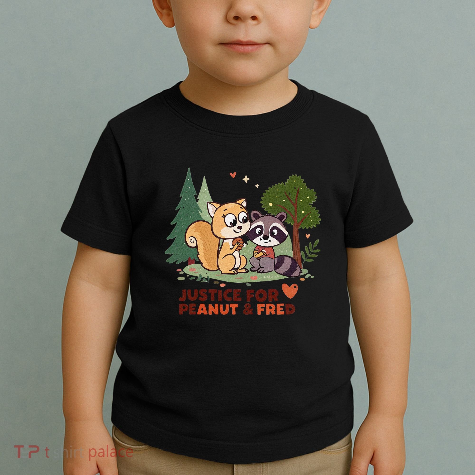 Justice For Peanut The Squirrel And Fred The Raccon Toddler T-Shirt