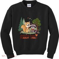 Justice For Peanut The Squirrel And Fred The Raccon Kids Sweatshirt thumb 0