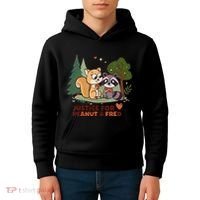 Justice For Peanut The Squirrel And Fred The Raccon Kids Hoodie thumb 4