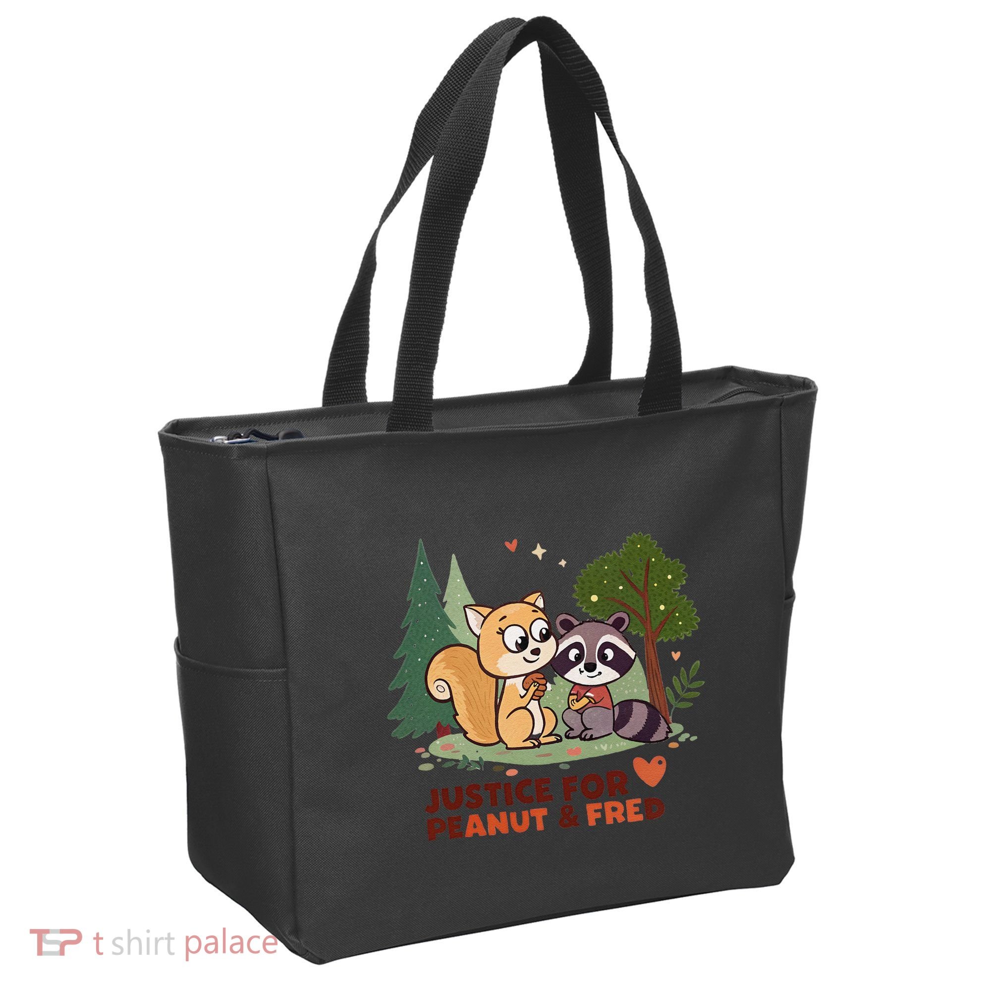 Justice For Peanut The Squirrel And Fred The Raccon Tote Bag