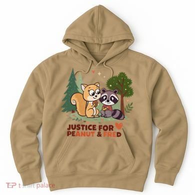 Justice For Peanut The Squirrel And Fred The Raccon Hoodie