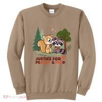 Justice For Peanut The Squirrel And Fred The Raccon Sweatshirt thumb 0