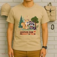 Justice For Peanut The Squirrel And Fred The Raccon T-Shirt thumb 6