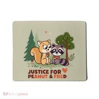 Justice For Peanut The Squirrel And Fred The Raccon Mousepad thumb 0