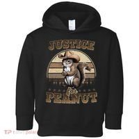 Justice For Peanut The Squirrel P地Ut Pnut Peanut Squirrel Toddler Hoodie thumb 0